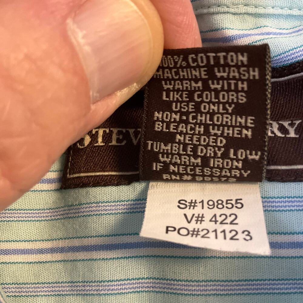 Steve & Barry’s Button Down Bundle Size M Classic… - image 6